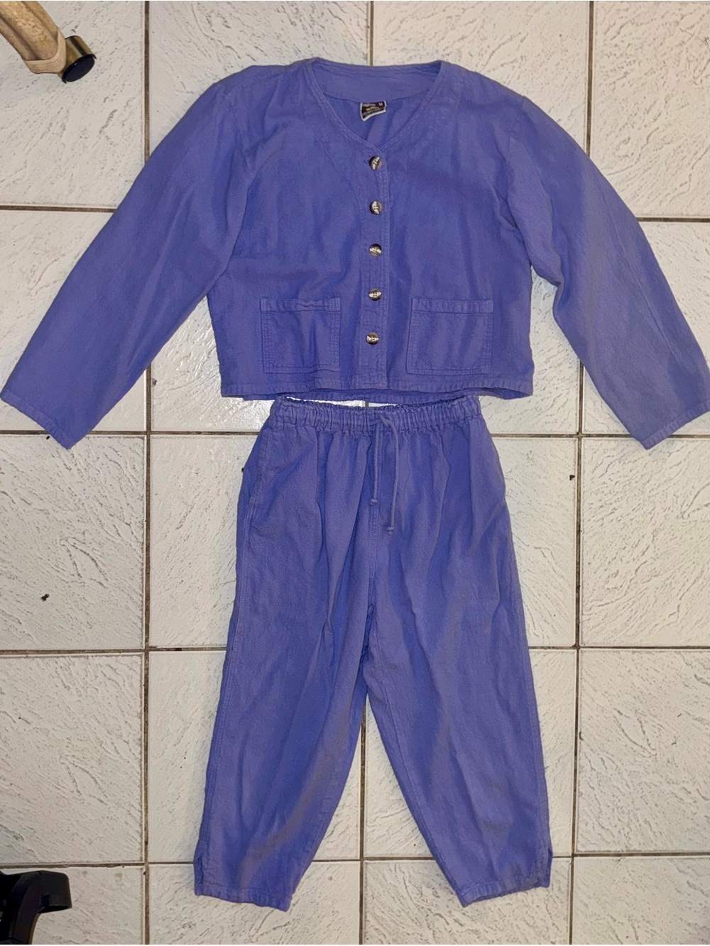 Vintage two-piece set from California Drawstrings